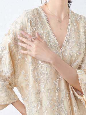 2026秋装新款高级大码礼服连衣裙高贵宽松晚礼服女装裙子婚礼女装