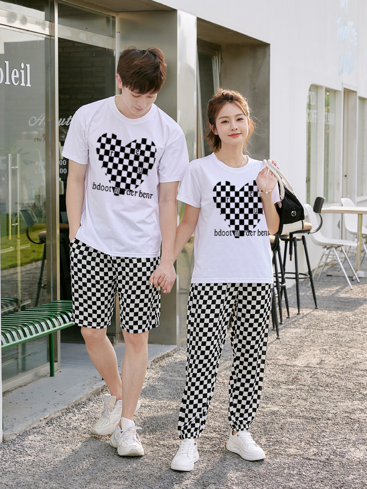 3인 4인 가족을 위한 부모자식 의류 세트 여름옷 순면 쉬폰 반팔 어머니-자녀 어머니-딸 2024 트렌디한 패션 스타일