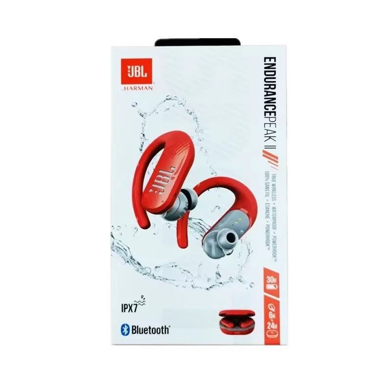 JBL EndurancePeak2真无线蓝牙耳机健身运动耳塞IP67防尘防水跑步