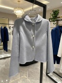 2025年新款 双面尼女款 蓝色羊毛套裙