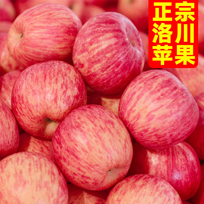 正宗陕西洛川苹果新鲜水果当季应季红富士一级脆甜整箱10斤冰糖心