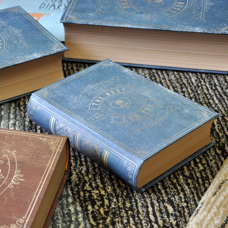 创意风格复古风书形礼品包装盒