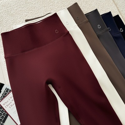 新款九分裤加绒打底裤秋冬羊毛