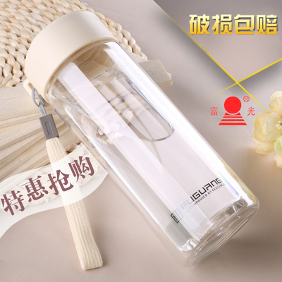 富光耐热玻璃双层玻璃茶水分离