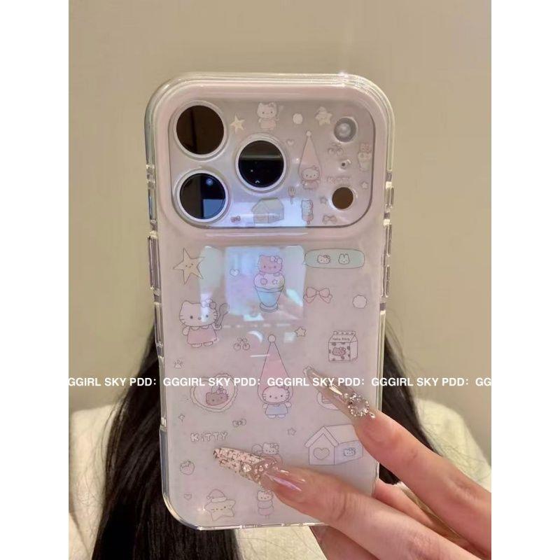 韩风凯蒂猫牛奶蛋糕房子适用iPhone17苹果16promax手机壳14promax