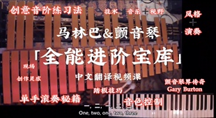 中文翻译课程 颤音琴全能进阶宝库 马林巴
