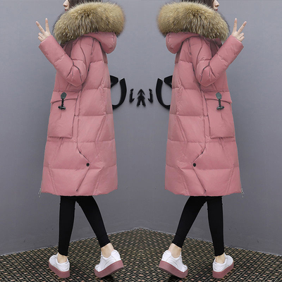中长款羽绒棉服灵美美韩版宽松