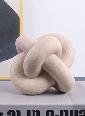 新款跨境几何环扣摆件桌面创意装饰摆件装饰客厅书房增添艺术气氛