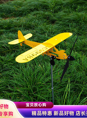 跨境 户外飞机风向标 Airplane Weathervane 金属飞机现货