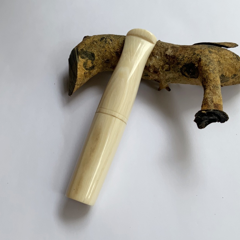 榄形猛犸牙老料烟嘴精品牙过滤嘴适合9mm滤芯