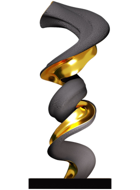 抽象几何雕塑落地摆件艺术品