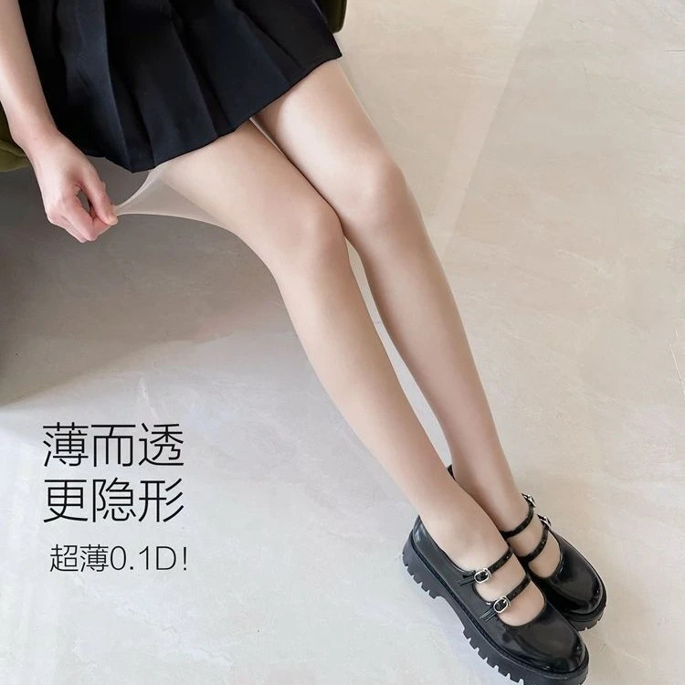 丝袜女高透款防勾丝不掉档高跟鞋多件套