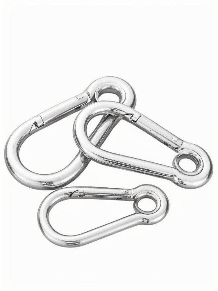 弹簧扣304不锈钢登山扣挂钩葫芦炼条连接扣安全保险扣环卡扣绳扣,五金/工具,组合件和连接副,淘宝优惠券,粉丝福利购,淘宝优惠卷