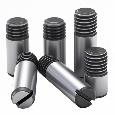 GB878一字开口圆柱销外螺纹销螺尾柱销开尾销开槽圆柱销子M4-M20