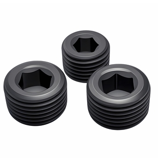 内六角堵头丝堵碳钢油塞螺塞止付螺丝1分2分3分M6M8闷头喉塞细牙