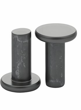 铁/铝平头实心铆钉GB109本色铁钉铁击打平敲打铆钉M2M2.5M3M4M5M6