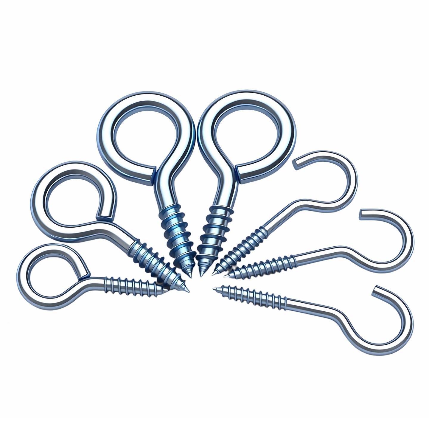 羊眼螺丝铁问号勾子羊眼钩灯钩羊角带钩木自攻螺丝钉吊环带圈挂钩,五金/工具,螺钉,淘宝优惠券,粉丝福利购,淘宝优惠卷