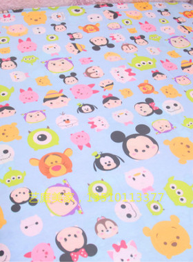 全棉卡通床笠  TSUM米奇家族米妮玛丽猫 可订做尺寸