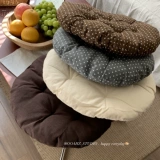 Датское печенье ~ льняная подушка с футоном толстые объятия назад на подушке татами Медитационная заливное окно йога напольная площадка