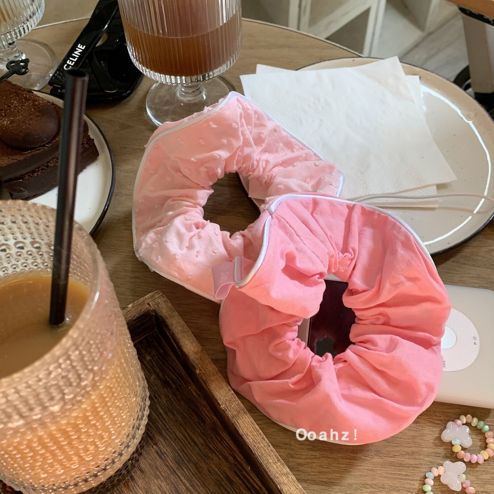 泰国饰品店~现~发！进口面料夏日泰兰德手工发绳皮筋猪大肠发圈女