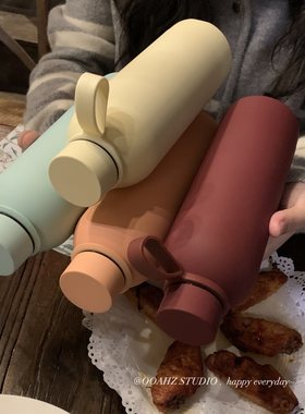 500ml手提不锈钢小口瓶保温杯