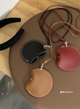 长款皮质耳机包项链挂件