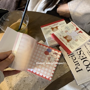 记录小本子卡通可爱coco酱便签本彩色内页无粘性便利贴记事计划本