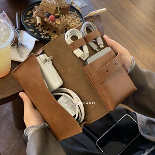 硬控100s 数据线保护套充电宝便携实用包 电脑手机充电器收纳包