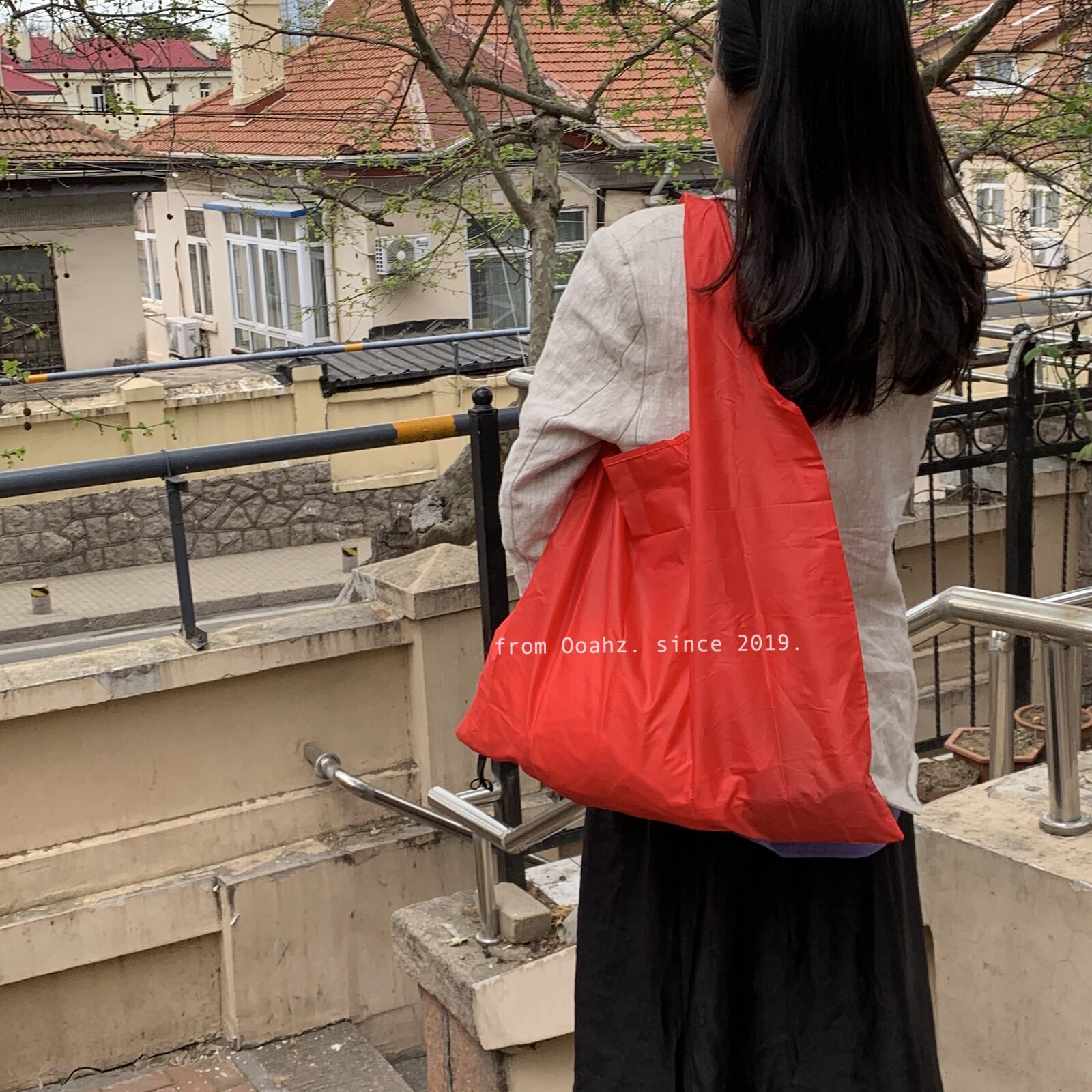 扫街拍档!能装~多色买菜包超市购物袋 涤纶加厚可折叠环保单肩包