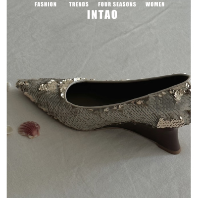 法式尖头玛丽珍高跟鞋女2025秋季