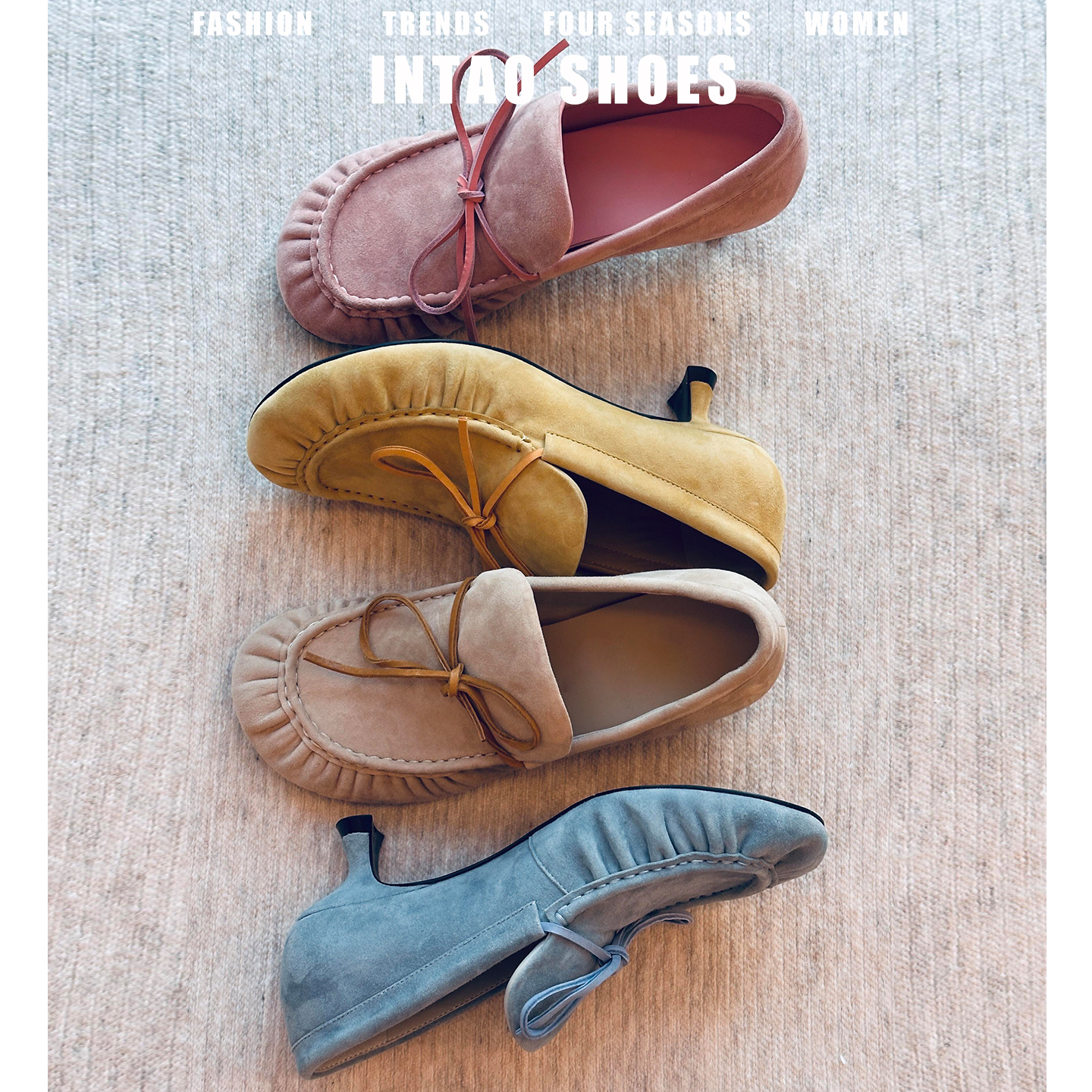 五色可选！小个子芭蕾风高跟鞋女