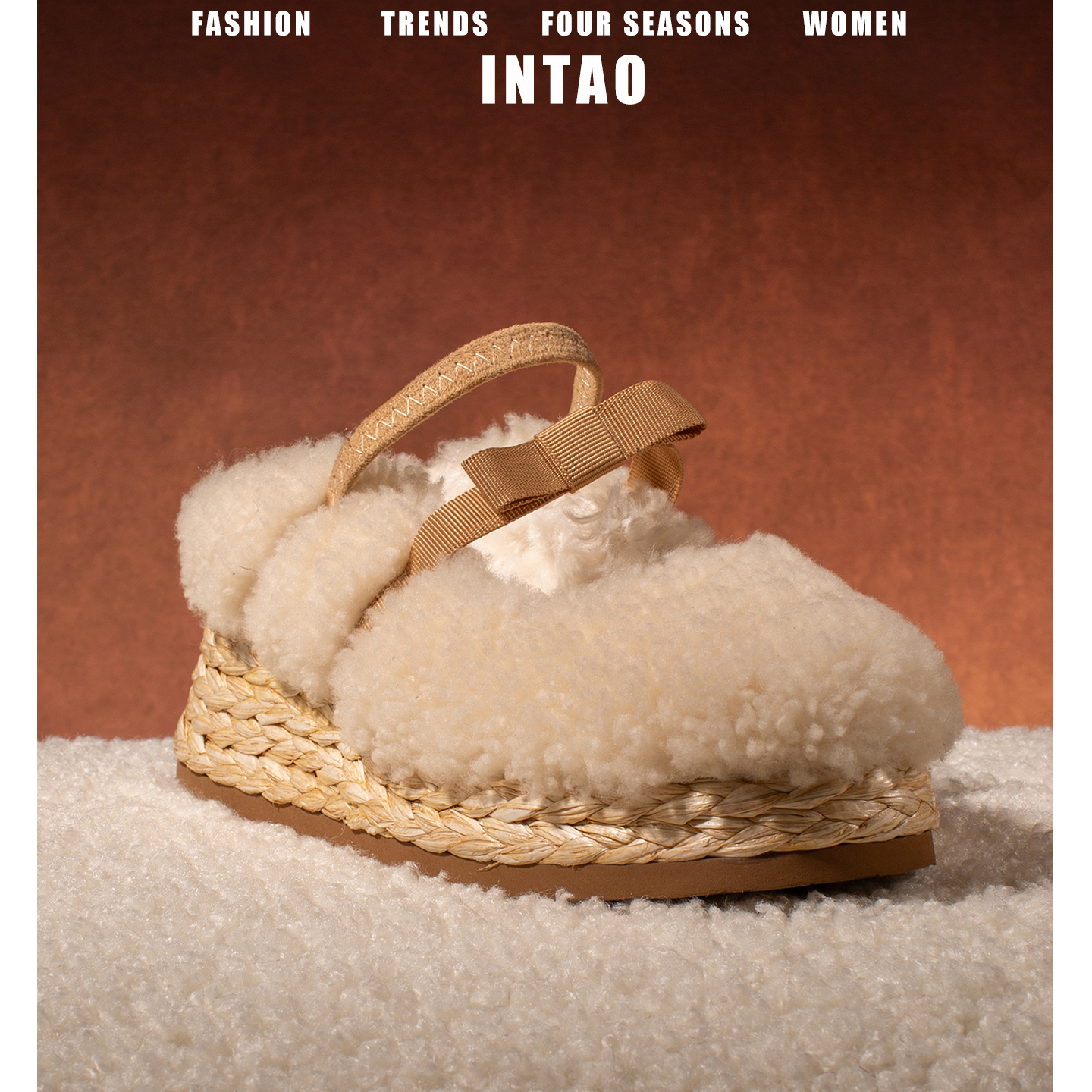 赵露思&许妍款厚底包头半拖鞋女