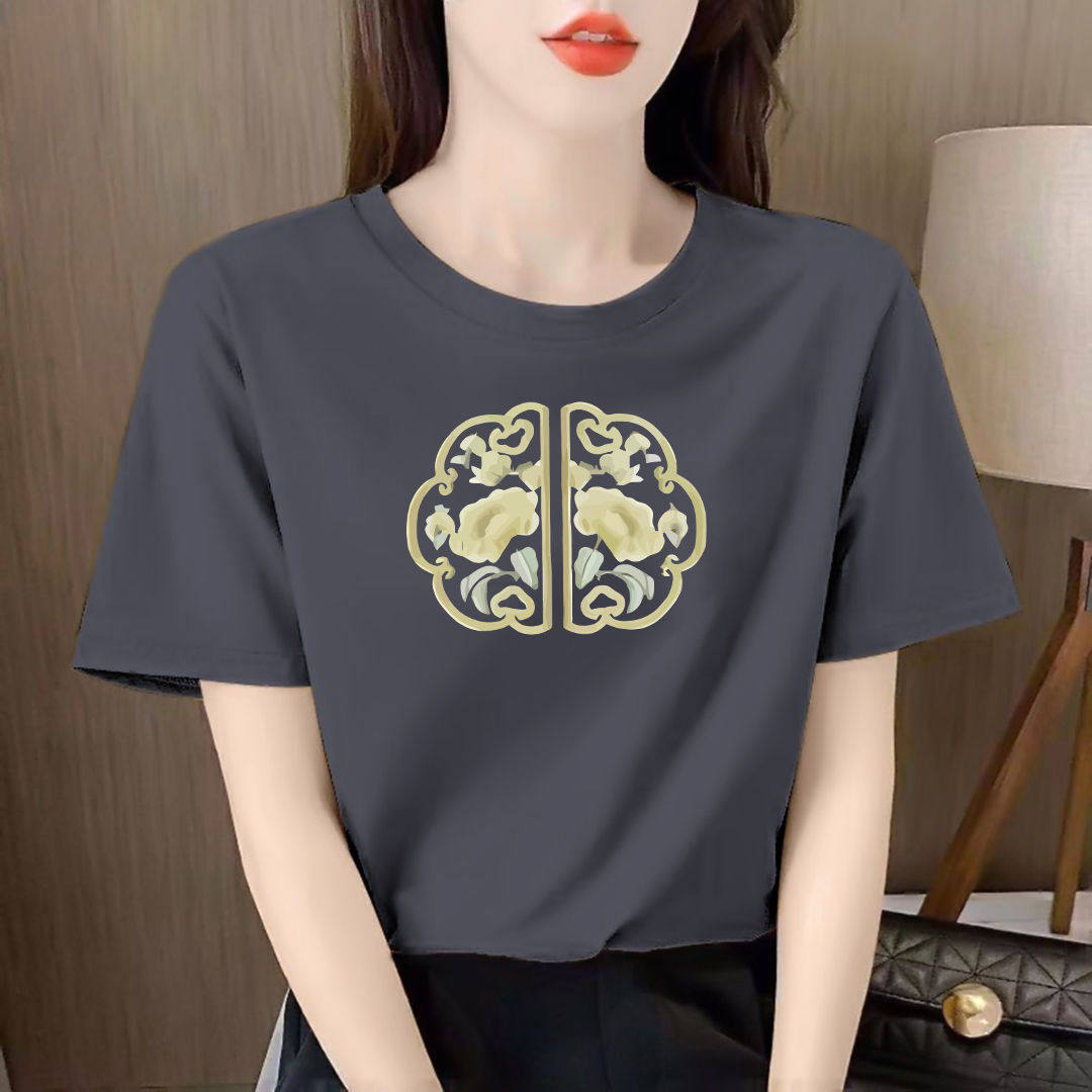 专柜清仓捡漏正品女装纯棉短袖T恤女夏季慵懒风韩版宽松印花上衣,女装/女士精品,T恤,淘宝优惠券,粉丝福利购,淘宝优惠卷