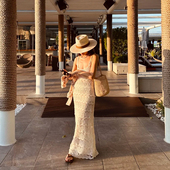 法式 遮阳草帽菲律宾进口天然剑麻纯手工编织春夏女轻奢巴拿马礼帽