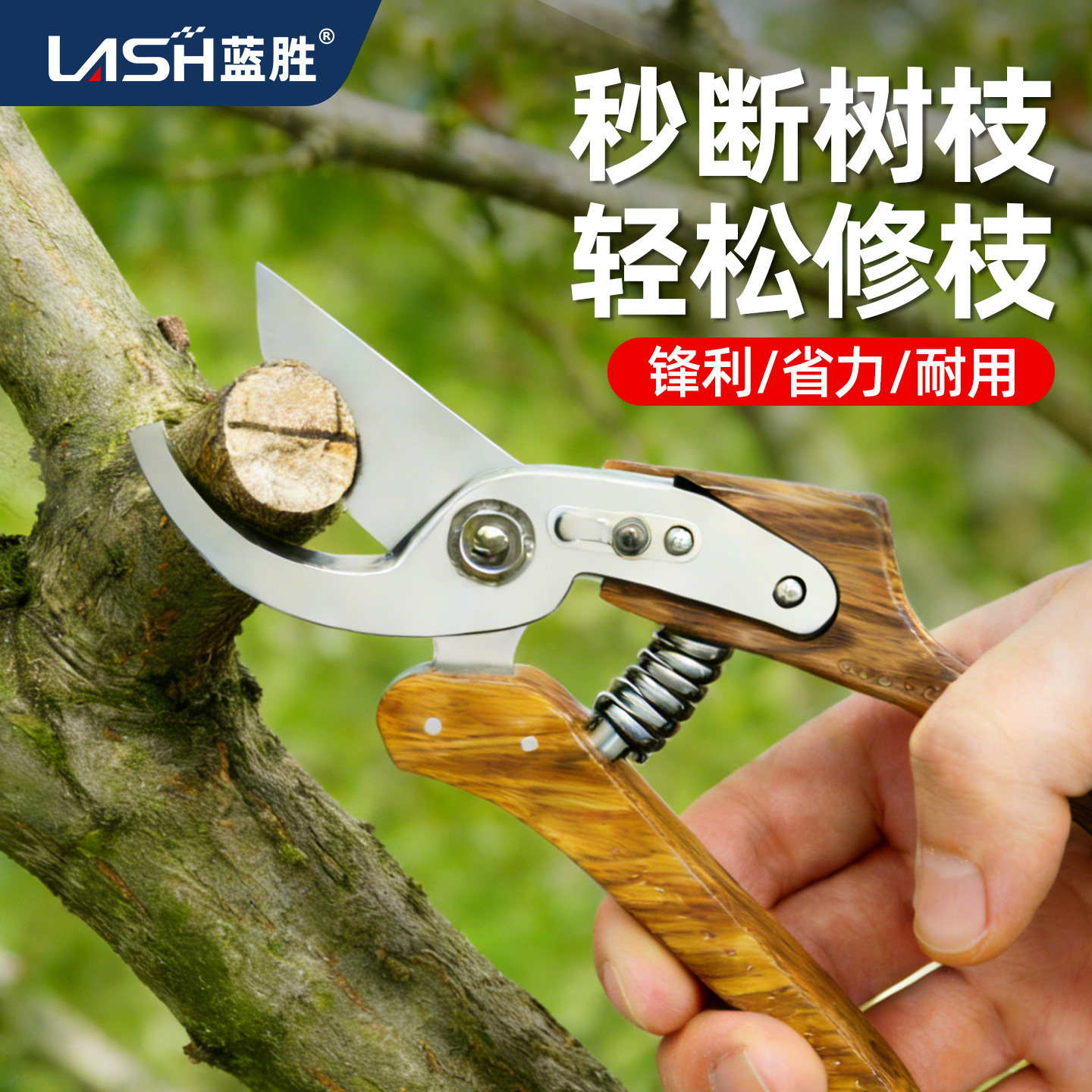 蓝胜修剪树枝园艺剪刀SK5修枝刀图片
