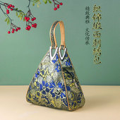 送老外中国特色织锦缎女士手拎包民族风手提包复古刺绣中式 手拿包
