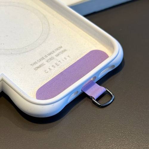 手机挂绳垫片夹片 D扣tpu彩色固化布固定卡片可拆卸彩色多功能片