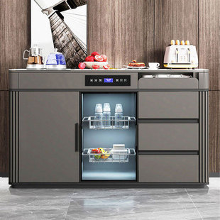 客厅高端茶吧机2022新款 桌面带消毒 家用全自动餐边柜一体台式