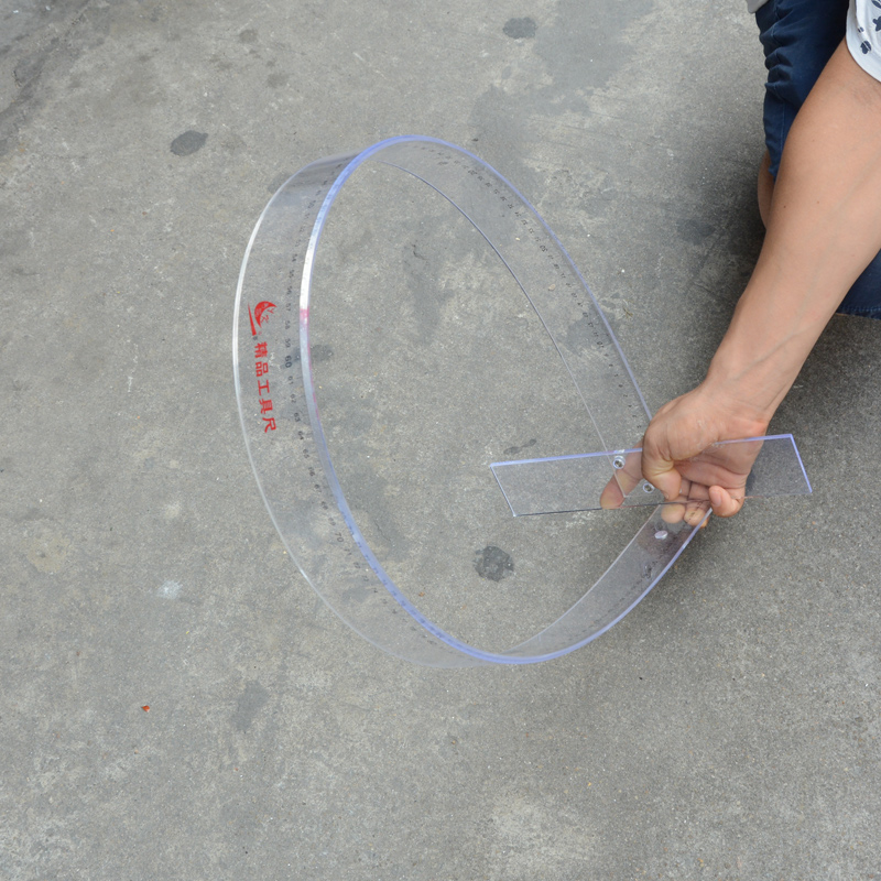 玻璃工具尺t型直角尺双刻度透明