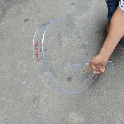 玻璃工具尺t型直角尺双刻度透明