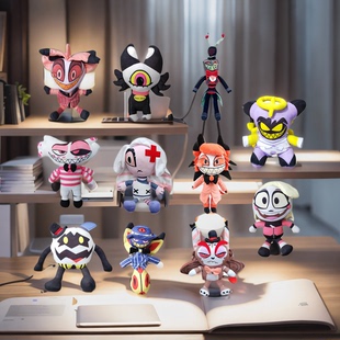 地狱客栈公仔毛绒玩具周边亚当娃娃儿童学生礼物抱枕玩偶极恶老大