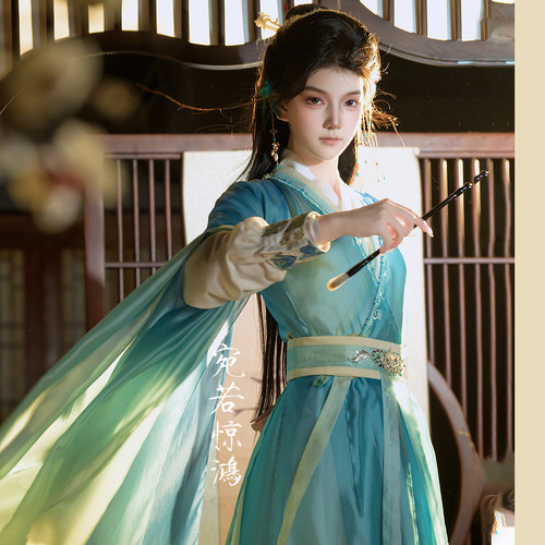 宛若惊鸿【千里江山】影视服系列 | 原创仙侠少年公子男女影视服