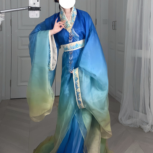 宛若惊鸿【千里江山-战国袍】影视服系列 | 原创改良战国袍汉服