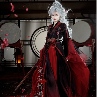 宛若惊鸿【降珠尾款】影视服系列 | 原创仙侠清冷订珠影视服套装