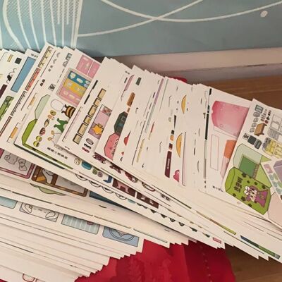 全套豪华女孩子玩具免裁剪安静书创意解压diy玩具手工自制豆豆本