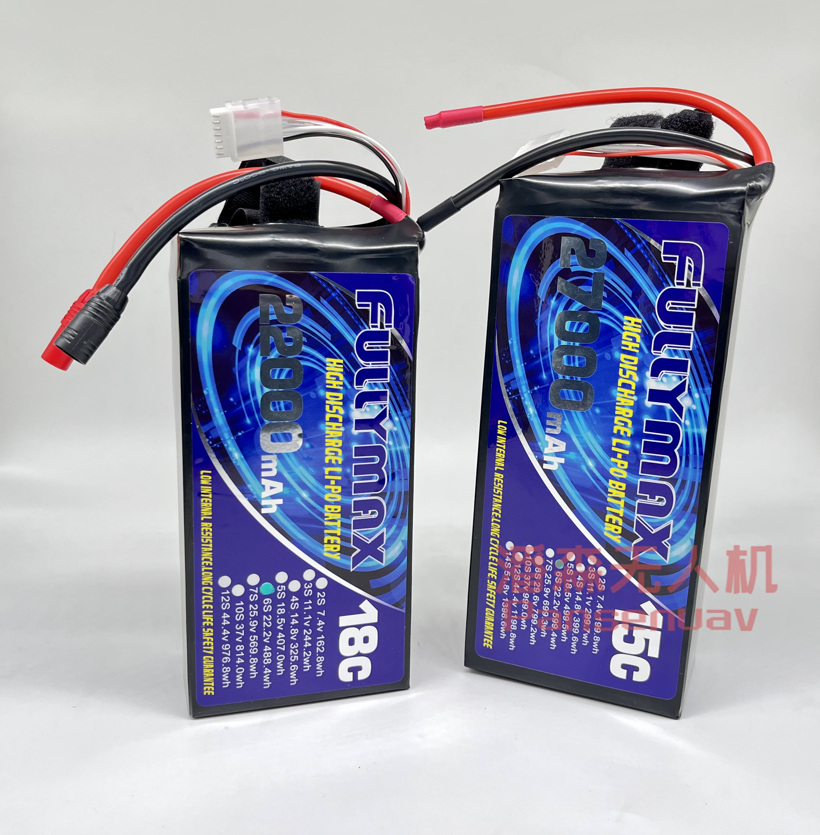 Fullymax 富力 锂电池 22000mAh 27000mah 6S 22.2V 农业打药飞机