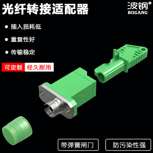 波钢E2000-FC光纤适配器单模单工