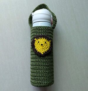 儿童学生隔热防烫玻璃杯水杯子杯袋保护套 350-500ml600保温杯套