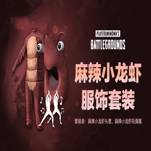 PUBG绝地求生吃鸡麻辣小龙虾服饰套装皮肤CDK兑换码头套表情端游