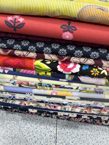 纯棉高密府绸印花连衣裙童装旗袍衬衣裙子童装居家服面料diy长3米